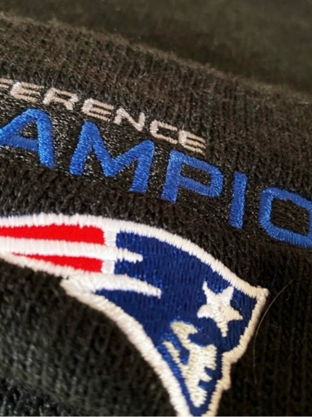 New England Patriots 2011 AFC Champs Beanie • Navy • Retired Design • NWT - Picture 6 of 9